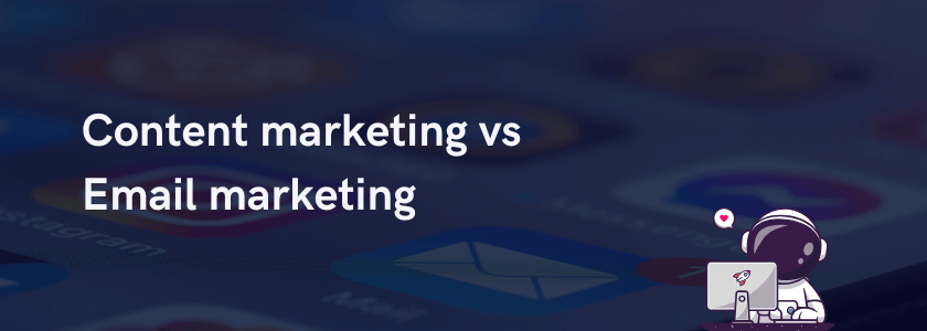 Feature image for "content marketing vs email marketing"